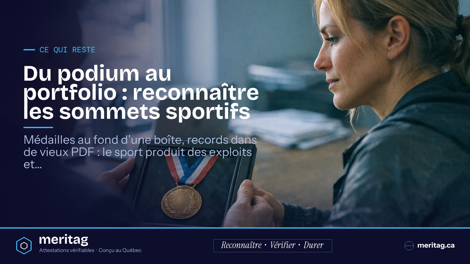 Du podium au portfolio : reconnaître les sommets sportifs
