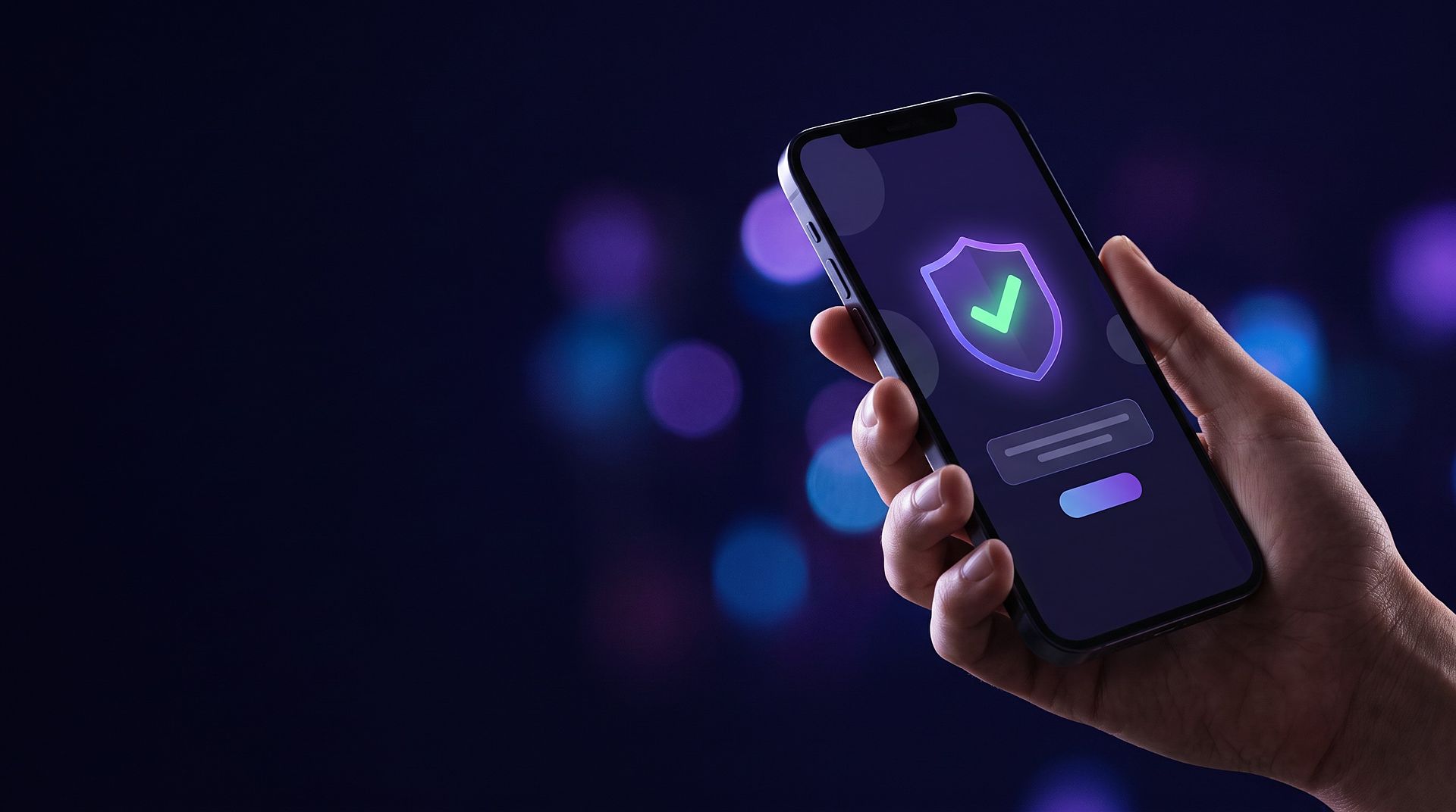 Un téléphone affiche une vérification réussie
